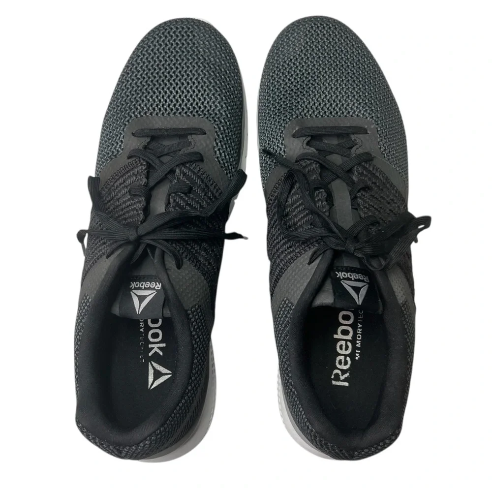 Reebok Mens PT Prime Runner Sneaker Size 12 Black Gravel Athletic Knit Sneakers - Picture 7 of 11